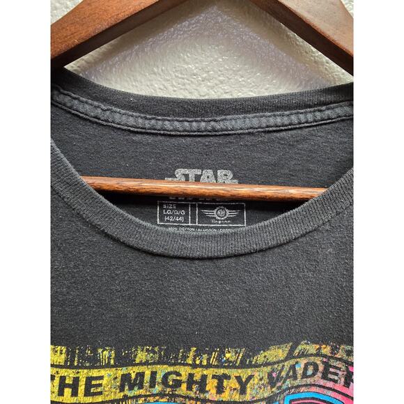 Star Wars Shirt The Mighty Vader Large Black Retro Comic Graphic Tee - Picture 4 of 9